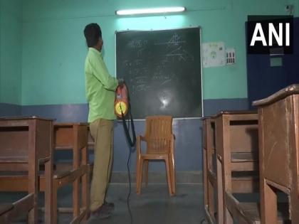 As primary schools reopen in Bengal today, a school in Kolkata prepares as per COVID protocol | As primary schools reopen in Bengal today, a school in Kolkata prepares as per COVID protocol