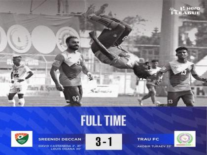 Sreenidi Deccan beat TRAU 3-1 to register first-ever win in I-League | Sreenidi Deccan beat TRAU 3-1 to register first-ever win in I-League