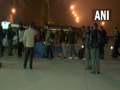 Operation Ganga: IAF evacuation flight carrying 210 Indian citizens from Romania reaches Hindon airbase | Operation Ganga: IAF evacuation flight carrying 210 Indian citizens from Romania reaches Hindon airbase Operation Ganga: IAF evacuation flight carrying 210 Indian citizens from Romania reaches Hindon airbase | Operation Ganga: IAF evacuation flight carrying 210 Indian citizens from Romania reaches Hindon airbase