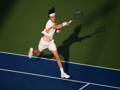 Dubai Tennis C'ships: Rublev battles past Hurkacz into final | Dubai Tennis C'ships: Rublev battles past Hurkacz into final