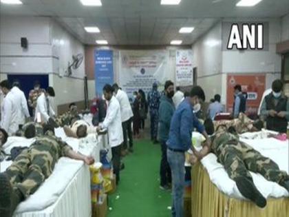 Delhi: AIIMS organises blood donation camp | Delhi: AIIMS organises blood donation camp