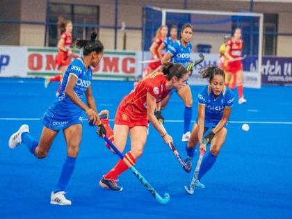 FIH Pro League: Indian women's edge Spain 2-1 to remain unbeaten | FIH Pro League: Indian women's edge Spain 2-1 to remain unbeaten