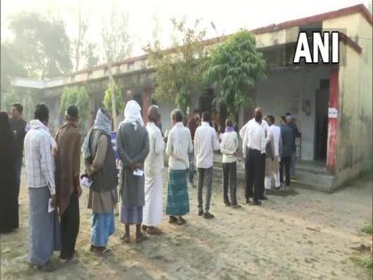 54.18 pc voting till 5 pm in seventh phase of UP assembly polls | 54.18 pc voting till 5 pm in seventh phase of UP assembly polls