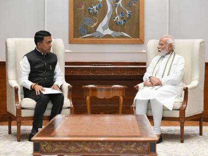 CM Pramod Sawant briefs PM Modi on BJP's 'strong performance' in Goa Assembly polls | CM Pramod Sawant briefs PM Modi on BJP's 'strong performance' in Goa Assembly polls CM Pramod Sawant briefs PM Modi on BJP's 'strong performance' in Goa Assembly polls | CM Pramod Sawant briefs PM Modi on BJP's 'strong performance' in Goa Assembly polls