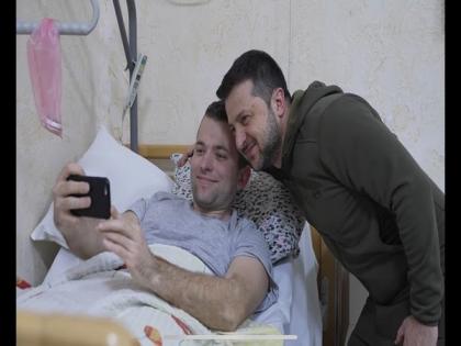 Zelenskyy visits wounded 'defenders of Ukraine' in hospital | Zelenskyy visits wounded 'defenders of Ukraine' in hospital