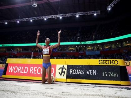 Venezuela's Olympic triple jump champion Yulimar Rojas sets new world record | Venezuela's Olympic triple jump champion Yulimar Rojas sets new world record