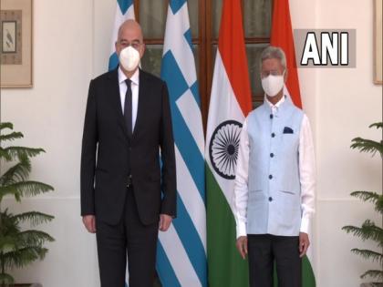 Jaishankar meets Greece Foreign Minister Dendias, hold delegation-level talks | Jaishankar meets Greece Foreign Minister Dendias, hold delegation-level talks Jaishankar meets Greece Foreign Minister Dendias, hold delegation-level talks | Jaishankar meets Greece Foreign Minister Dendias, hold delegation-level talks