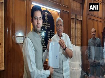 AAP MLA Raghav Chadha tenders resignation from Delhi Assembly | AAP MLA Raghav Chadha tenders resignation from Delhi Assembly