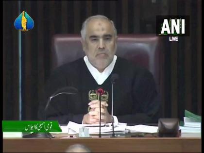 Pakistan National Assembly Speaker calls for 'foreign conspiracy' debate | Pakistan National Assembly Speaker calls for 'foreign conspiracy' debate Pakistan National Assembly Speaker calls for 'foreign conspiracy' debate | Pakistan National Assembly Speaker calls for 'foreign conspiracy' debate