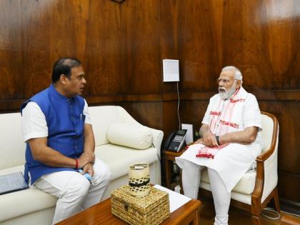 Assam CM meets PM Modi, apprises him about development projects, welfare schemes in state | Assam CM meets PM Modi, apprises him about development projects, welfare schemes in state