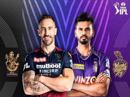 IPL 2022: RCB skipper Faf du Plessis wins toss, opts to field against KKR | IPL 2022: RCB skipper Faf du Plessis wins toss, opts to field against KKR