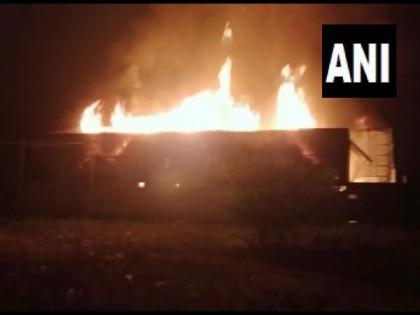 Massive fire breaks out in factory in Badalpur area of UP's Greater Noida | Massive fire breaks out in factory in Badalpur area of UP's Greater Noida