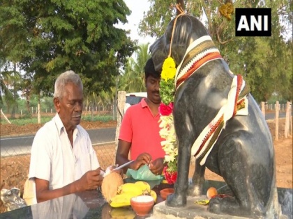 Tamil Nadu: Man builds temple in memory of his pet dog | Tamil Nadu: Man builds temple in memory of his pet dog