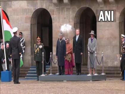 Welcome ceremony for President Ram Nath Kovind held in the Netherlands | Welcome ceremony for President Ram Nath Kovind held in the Netherlands