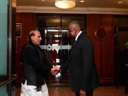 India-US partnership in Indo-Pacific 'extraordinary': US Defence Secretary in bilateral talks with Defence Minister Rajnath Singh | India-US partnership in Indo-Pacific 'extraordinary': US Defence Secretary in bilateral talks with Defence Minister Rajnath Singh India-US partnership in Indo-Pacific 'extraordinary': US Defence Secretary in bilateral talks with Defence Minister Rajnath Singh | India-US partnership in Indo-Pacific 'extraordinary': US Defence Secretary in bilateral talks with Defence Minister Rajnath Singh
