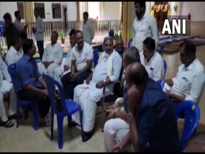 Karnataka contractor suicide case: Opposition protest inside Vidhana Soudha demanding Eshwarappa's arrest | Karnataka contractor suicide case: Opposition protest inside Vidhana Soudha demanding Eshwarappa's arrest