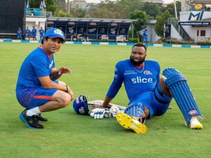 Sachin Tendulkar congratulates Kieron Pollard on his retirement from international cricket | Sachin Tendulkar congratulates Kieron Pollard on his retirement from international cricket