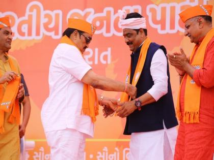 Congress MLA from Gujarat joins BJP after resignition | Congress MLA from Gujarat joins BJP after resignition Congress MLA from Gujarat joins BJP after resignition | Congress MLA from Gujarat joins BJP after resignition