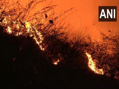 Massive fire at Delhi's Bhalswa landfill, 10 fire tenders on spot | Massive fire at Delhi's Bhalswa landfill, 10 fire tenders on spot