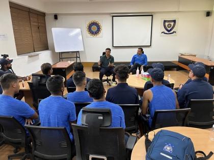 Team India head coach Rahul Dravid interacts with northeast, plate group cricketers at NCA | Team India head coach Rahul Dravid interacts with northeast, plate group cricketers at NCA
