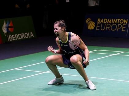 Returning Carolina Marin claims 6th European C'ships title; Viktor Axelsen wins men's title | Returning Carolina Marin claims 6th European C'ships title; Viktor Axelsen wins men's title