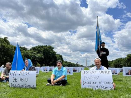 Uyghur activists protest in US, urge UN to act on genocide by China | Uyghur activists protest in US, urge UN to act on genocide by China