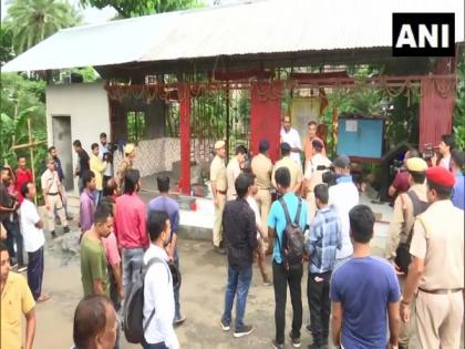Two temples vandalised by unknown miscreants in Assam's Guwahati, police assure action | Two temples vandalised by unknown miscreants in Assam's Guwahati, police assure action Two temples vandalised by unknown miscreants in Assam's Guwahati, police assure action | Two temples vandalised by unknown miscreants in Assam's Guwahati, police assure action