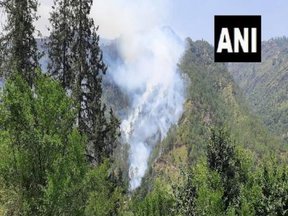 Fire breaks out in Poabo forest area of Shimla | Fire breaks out in Poabo forest area of Shimla