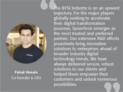 Synechron paves the road for BFSI industry's progressive journey through innovation & digital transformation | Synechron paves the road for BFSI industry's progressive journey through innovation & digital transformation