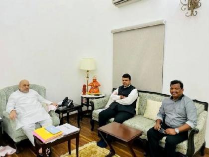 Devendra Fadnavis meets Amit Shah, discuss Goa Assembly polls, Maharashtra rains | Devendra Fadnavis meets Amit Shah, discuss Goa Assembly polls, Maharashtra rains