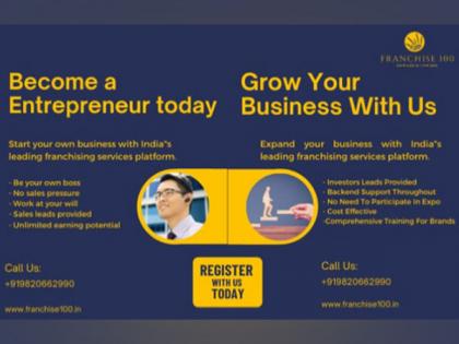 Franchise 100 creates way for entrepreneurs through right business partnering options | Franchise 100 creates way for entrepreneurs through right business partnering options Franchise 100 creates way for entrepreneurs through right business partnering options | Franchise 100 creates way for entrepreneurs through right business partnering options