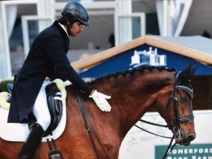 Asian Games: Son lives up to his father's prophecy as India wins historic gold in Team Dressage in equestrian | Asian Games: Son lives up to his father's prophecy as India wins historic gold in Team Dressage in equestrian Asian Games: Son lives up to his father's prophecy as India wins historic gold in Team Dressage in equestrian | Asian Games: Son lives up to his father's prophecy as India wins historic gold in Team Dressage in equestrian