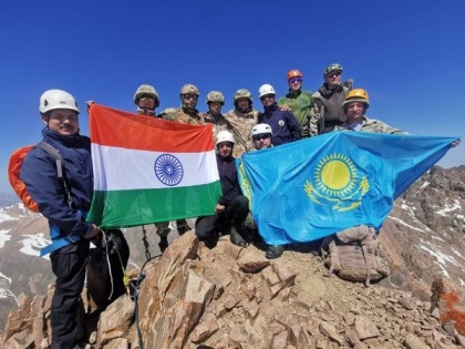 Indian, Kazakh Army personnel summit mountain peaks in Kazakhstan | Indian, Kazakh Army personnel summit mountain peaks in Kazakhstan