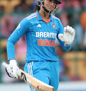 Mandhana records most runs by Indian woman in bilateral ODI series | Mandhana records most runs by Indian woman in bilateral ODI series Mandhana records most runs by Indian woman in bilateral ODI series | Mandhana records most runs by Indian woman in bilateral ODI series