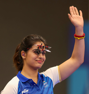 Manu Bhaker bags bronze in 10m air pistol at Asian Shooting Championship | Manu Bhaker bags bronze in 10m air pistol at Asian Shooting Championship Manu Bhaker bags bronze in 10m air pistol at Asian Shooting Championship | Manu Bhaker bags bronze in 10m air pistol at Asian Shooting Championship