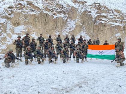 Indian Army unfurls national flag in Galwan valley on New Year | Indian Army unfurls national flag in Galwan valley on New Year Indian Army unfurls national flag in Galwan valley on New Year | Indian Army unfurls national flag in Galwan valley on New Year