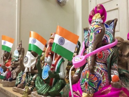Indore: Eco-friendly masked, doctor Ganesha idols being created for Ganesh Chaturthi | Indore: Eco-friendly masked, doctor Ganesha idols being created for Ganesh Chaturthi
