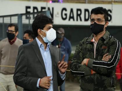 Ganguly visits Eden Gardens, discusses preparations for Syed Mushtaq Ali Trophy | Ganguly visits Eden Gardens, discusses preparations for Syed Mushtaq Ali Trophy