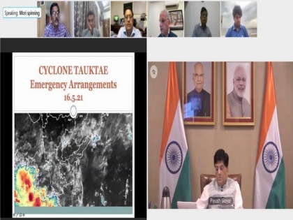 Piyush Goyal, Mansukh Mandaviya interact with industry experts on preparedness for Cyclone Taukate | Piyush Goyal, Mansukh Mandaviya interact with industry experts on preparedness for Cyclone Taukate
