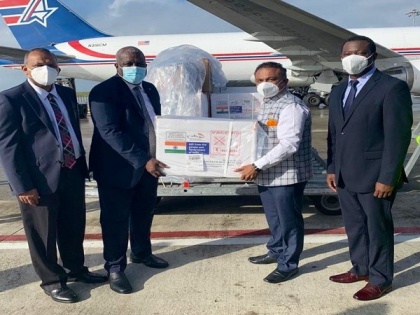 Guyana receives 80,000 doses of COVID-19 vaccine from India | Guyana receives 80,000 doses of COVID-19 vaccine from India
