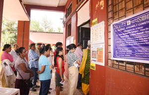 Goa records 72.52 pc voter turnout | Goa records 72.52 pc voter turnout