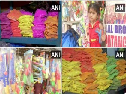 Telangana: Holi boosts demands in markets, cheers shopkeepers | Telangana: Holi boosts demands in markets, cheers shopkeepers