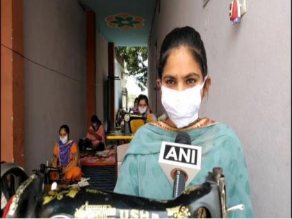 Girls in Punjab's Hoshiarpur make homemade masks in battle against COVID-19 | Girls in Punjab's Hoshiarpur make homemade masks in battle against COVID-19