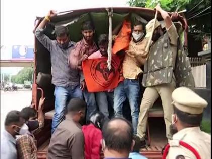 ABVP activists detained for protesting against Dalit woman's rape, let off | ABVP activists detained for protesting against Dalit woman's rape, let off ABVP activists detained for protesting against Dalit woman's rape, let off | ABVP activists detained for protesting against Dalit woman's rape, let off