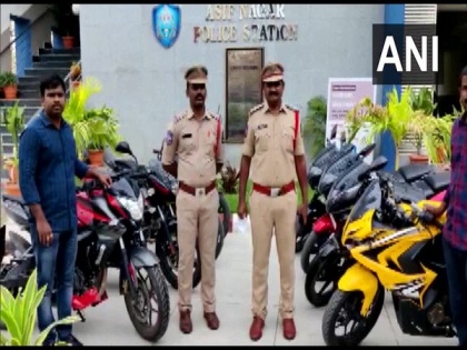 3 bike thieves held in Hyderabad, 8 vehicles recovered | 3 bike thieves held in Hyderabad, 8 vehicles recovered