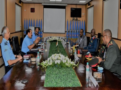IAF Chief meets Sudanese Cdr of Air Force to enhance bilateral cooperation, training mechanisms | IAF Chief meets Sudanese Cdr of Air Force to enhance bilateral cooperation, training mechanisms