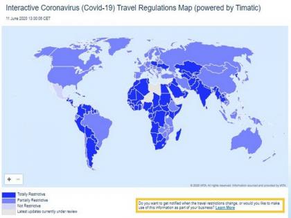 IATA interactive map gives travellers latest Covid-19 restrictions with real-time alerts | IATA interactive map gives travellers latest Covid-19 restrictions with real-time alerts
