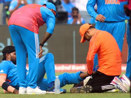 Men's Cricket WC: Hardik Pandya limps off the ground as Bangladesh make good start in Pune | Men's Cricket WC: Hardik Pandya limps off the ground as Bangladesh make good start in Pune