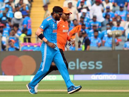 Men's ODI WC: Hardik Pandya to miss New Zealand clash due to ankle injury, says BCCI | Men's ODI WC: Hardik Pandya to miss New Zealand clash due to ankle injury, says BCCI