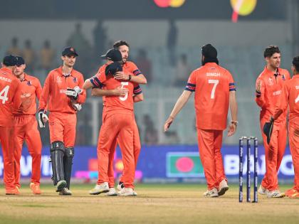 Men's ODI WC: Scott Edwards' fifty; superb bowling help Netherlands stun Bangladesh by 87 runs | Men's ODI WC: Scott Edwards' fifty; superb bowling help Netherlands stun Bangladesh by 87 runs